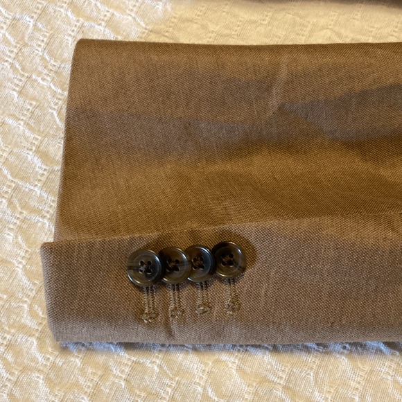 Banana Republic Khaki Sport Coat Blazer, 38R Slim Fit, new with tags - Picture 10 of 10